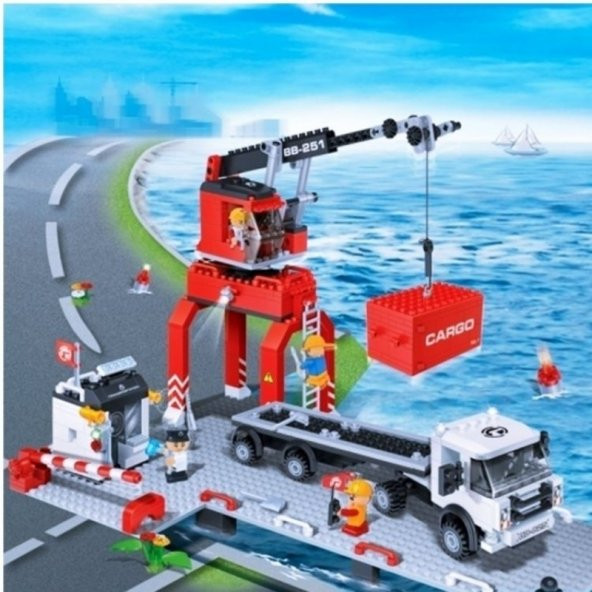 Banbao 538 Parça Oyuncak Lego Liman Seti