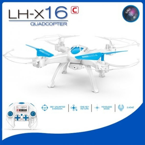 Kameralı Lead Honor Lh X16 2.4Ghz Drone Quad Helikopter 34cm