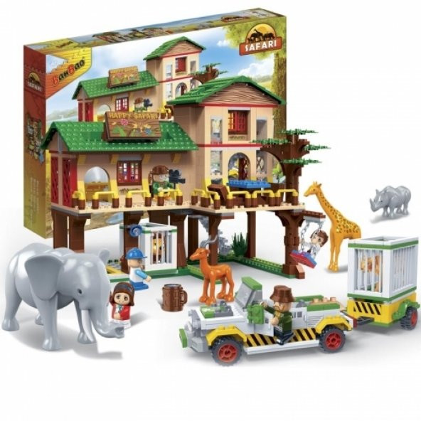 Lego Banbao 829 Parça Safari - Eğitici Oyun Seti