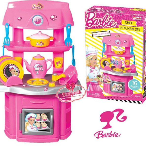 Barbie Şef Mutfak Seti-Orjinal Lisanslı