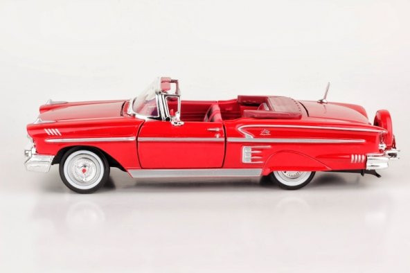 1958 Chevrolet Impala-1.24 Ölçek 20-22 Cm