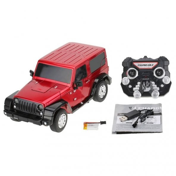 R/C Transformers Jip Uzaktan Kumandalı Dönüşen Robot Araba - 2