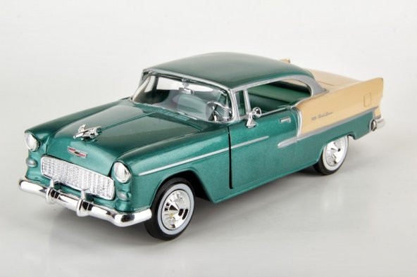 Motormax 1955 Chevrolet Bel Air 1:24 Ölçek Diecast Model Araba