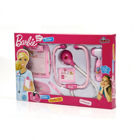 Barbie 6 Parça Çocuk Doktor Oyuncak Seti