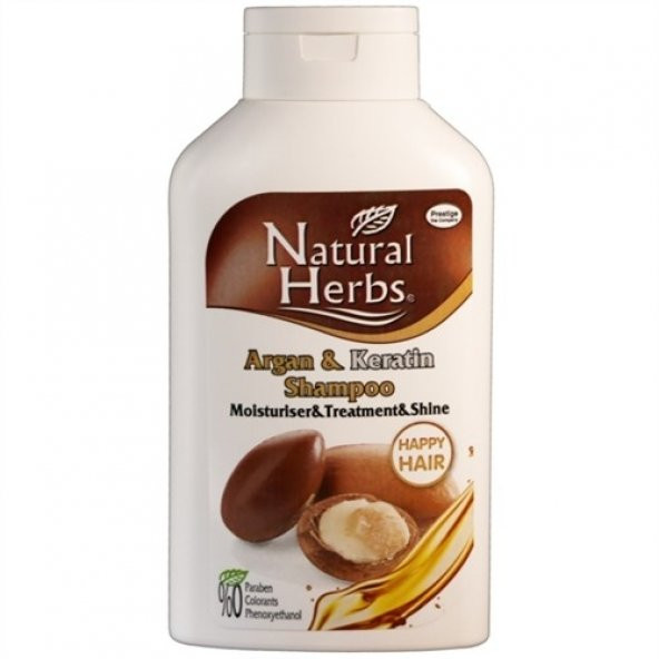 Natural Herbs Argan Keratin Şampuan 400 Ml