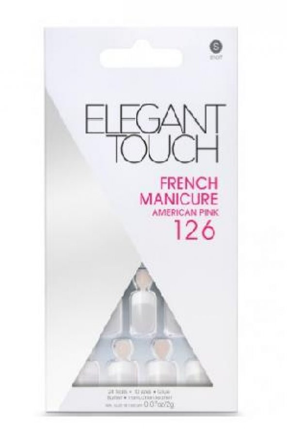 Elegant Touch French Manicure American Pink S 126 -24 Adet