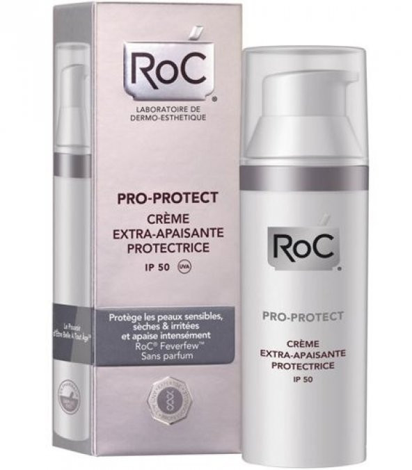 Roc Pro Protect Yatıştırıcı Koruyucu Bakım Kremi SPF 50 - 50 ml