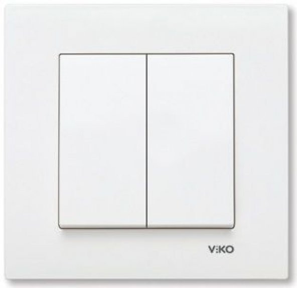 Viko Karre Impulse Komütator - Beyaz (Çerçeve Hariç) - Beyaz 9096