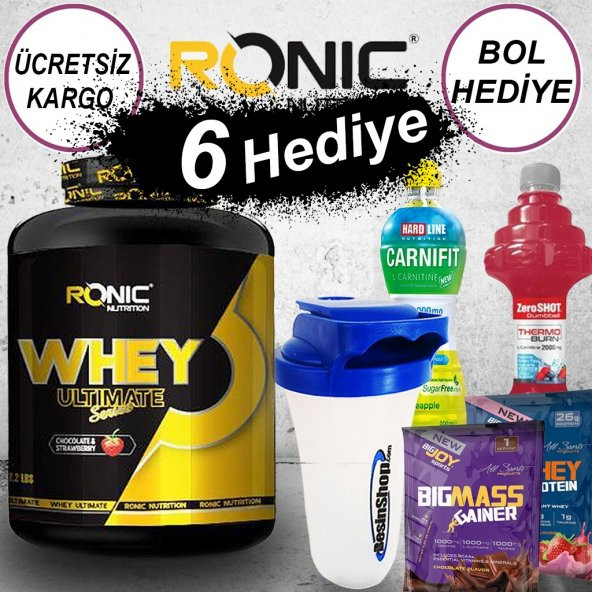Ronic Whey Protein 2,270 Gr (5 HEDİYE) + Ter Havlusu