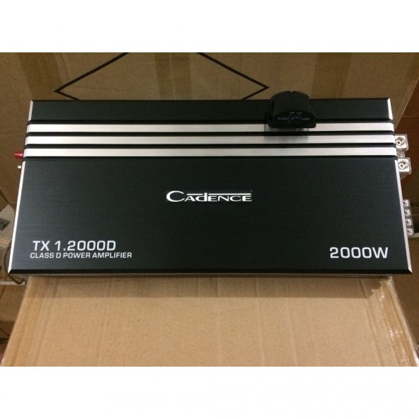 CADENCE TX1.2000 2000RMS MONO ANFİ SUB KONTROL HEDİYELİ YENİ MODEL
