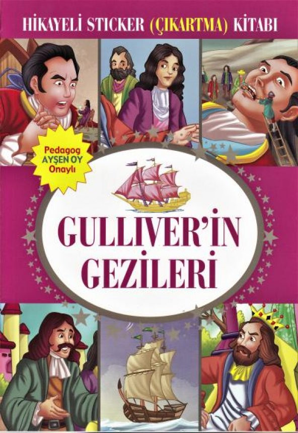 Gulliver in Gezileri - Hikayeli Sticker ( Çıkartma) Kitabı