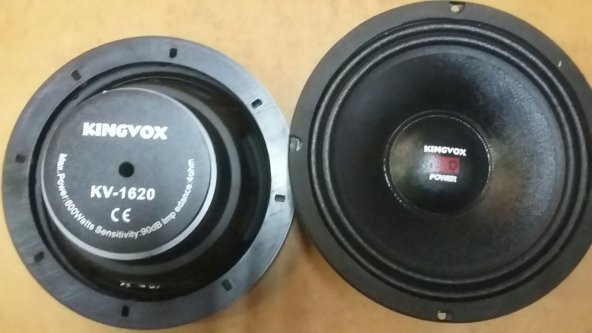 KİNGVOX KV-1620 600WATT 120 RMS 20 CM MİDRANGE HOPARLÖR - 2