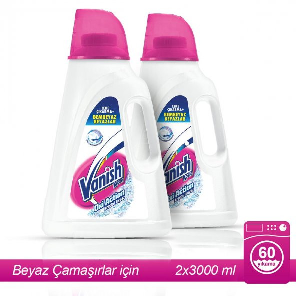 Vanish Kosla Leke Çıkarıcı Sıvı 2x3000ml Beyazlar için