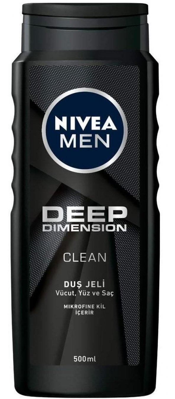Nıvea Men Duş Jeli Deep Dımensıon Clean 500 Ml