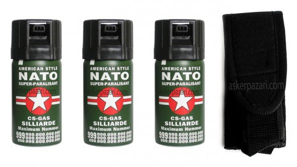 Biber (NATO) Gazı 3'lü Set BEKÇİ (40ml - 50ml)