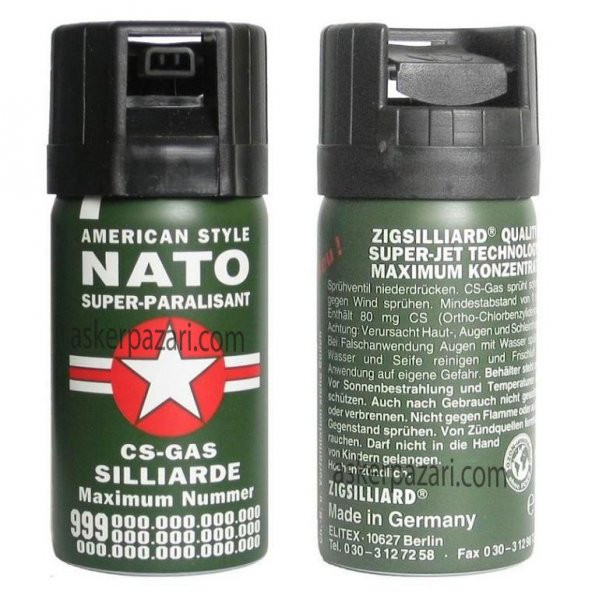 Biber (NATO) Gazı 3'lü Set BEKÇİ (40ml - 50ml) - 3