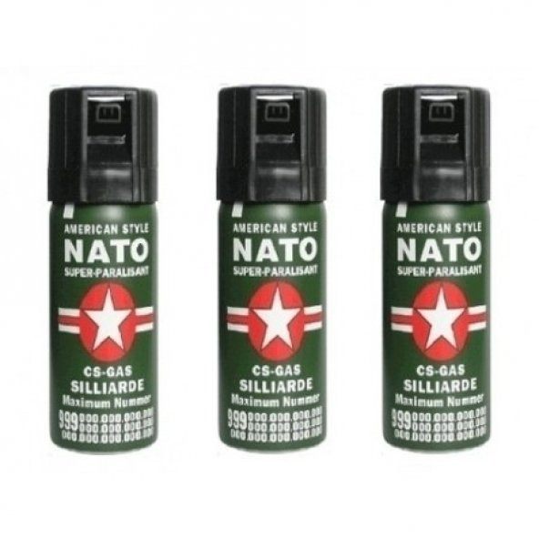 Biber (NATO) Gazı 3'lü Set BEKÇİ (40ml - 50ml) - 8