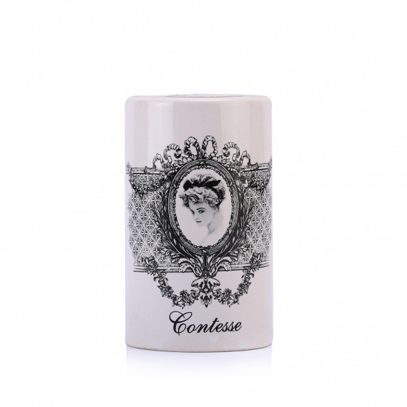 LY-J105B SERAMİK DİŞ FIRÇALIK KRALİÇE MODEL 7X7X11CM - Resim 3