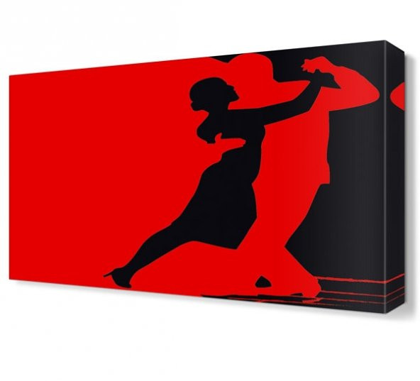 Kırmızı Tango Canvas Tablo - 1