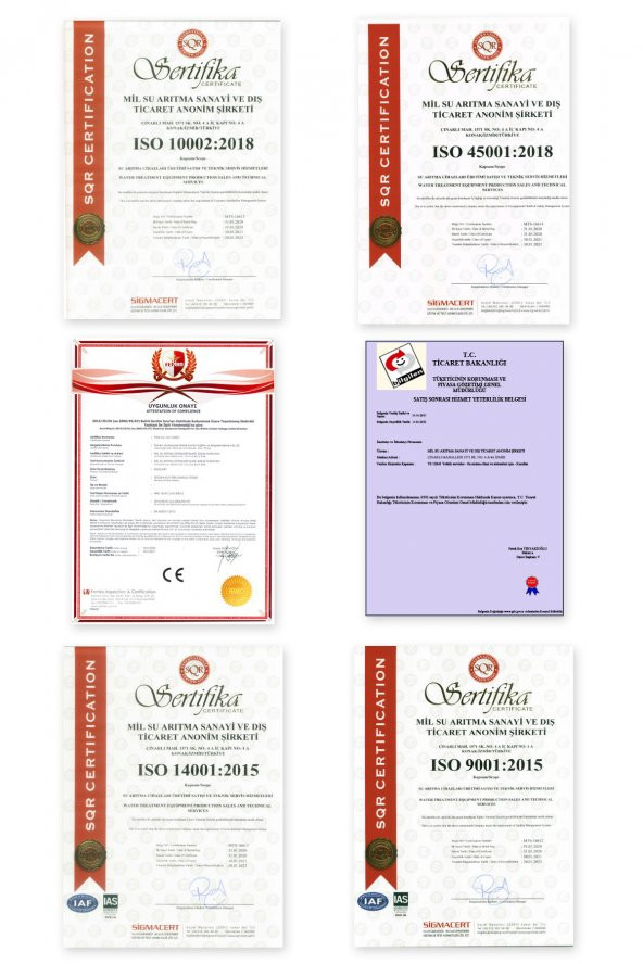 Açık Kasa Su Arıtma Cihazı 5li Filtresi Set - 2