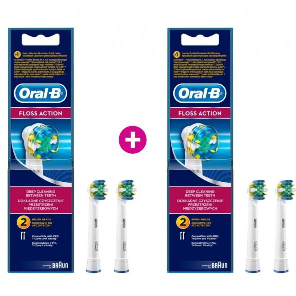 Oral-B Diş Fırçası Yedek Başlığı Floss Action 2Li( 2 Adet)