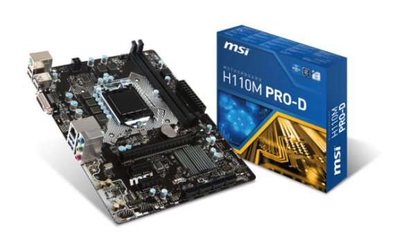 Msı H110M Pro-D Intel H110 2133Mhz Ddr4 Soket 1151 Matx Anakart
