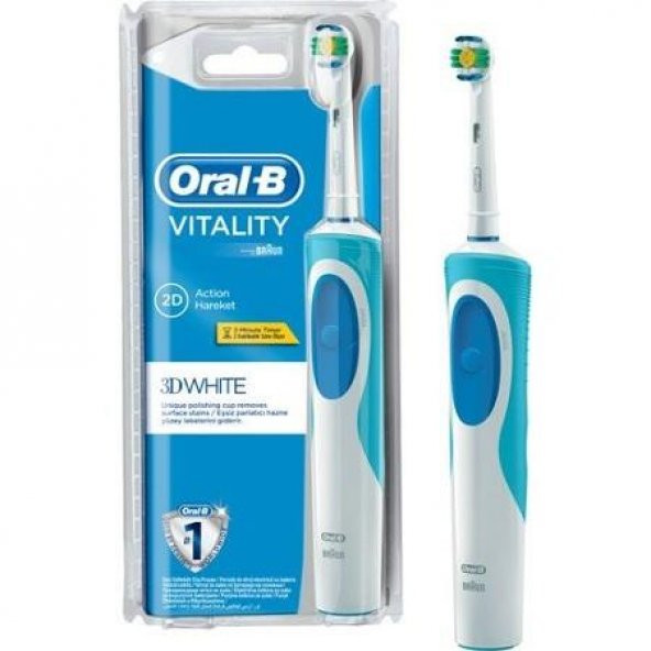 Oral-B Vitality 3D White Şarj Edilebilir Diş Fırçası D12