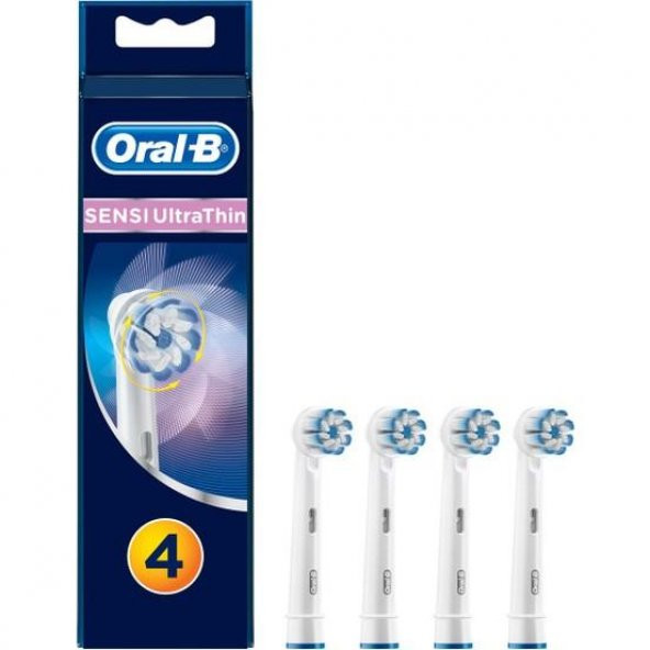 Oral-B Diş Fırçası Yedek Başlığı Sensi Ultrathin 4lü