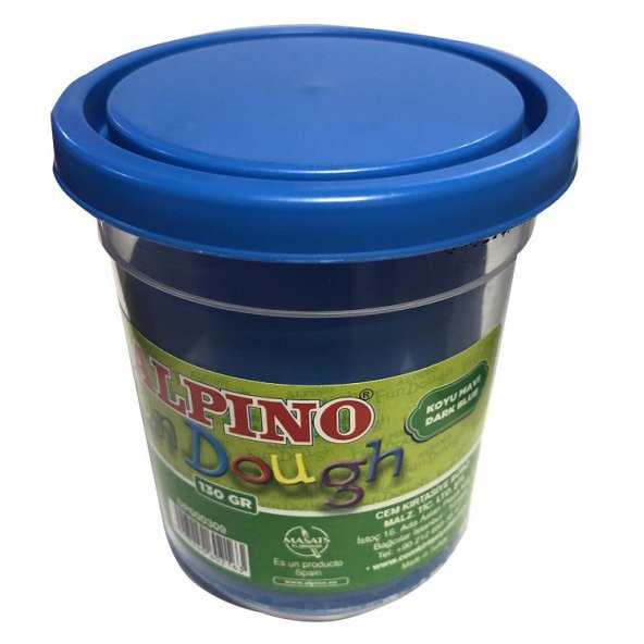 Alpıno Oyun Hamur Tek Renk Parlak Pembe 130Gr Dp-000319