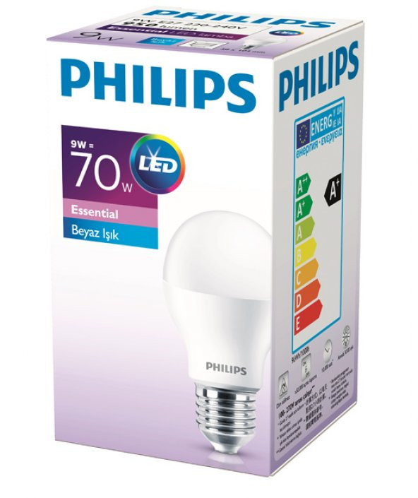 Philips ESS LED 9-70W Beyaz Işık Normal Duy