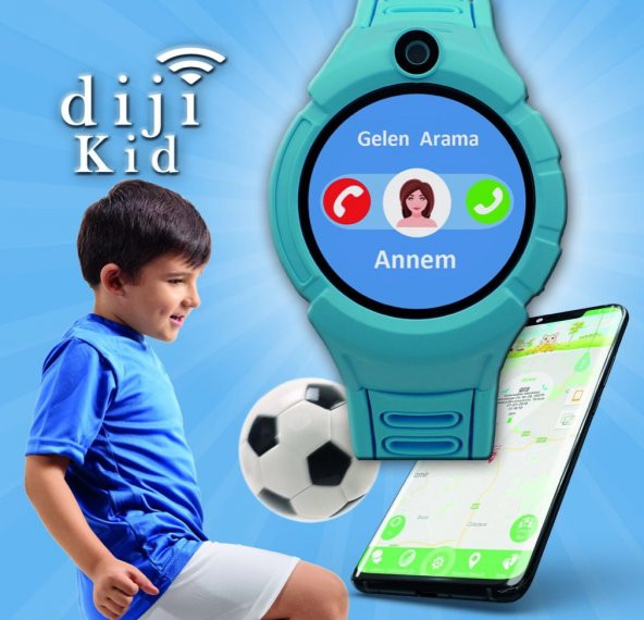 Dijikid  Akıllı Çocuk Saati - Yeni - Kameralı - 8