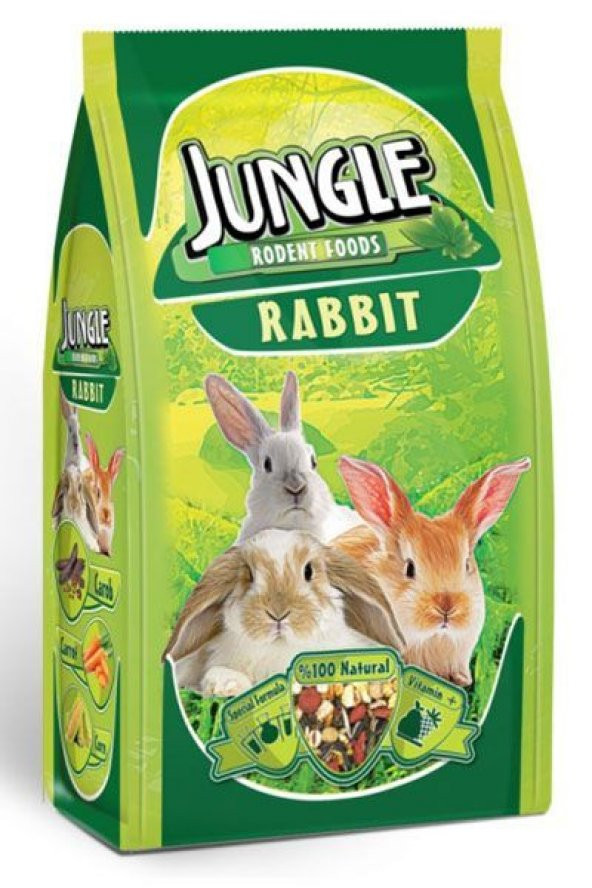Jungle Vitaminli Tavşan Yemi 500 Gr