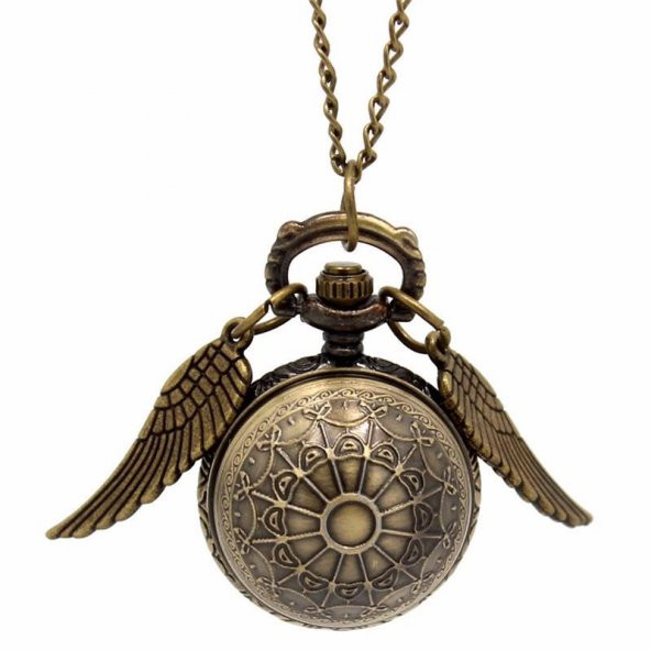 HARRY POTTER GOLDEN SNITCH WINGS MELEK KANAT SAAT CEP SAATİ KOLYE YENİ TARZ YENİ MODA - 6