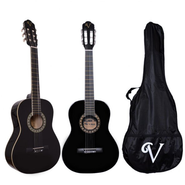 Victoria Klasik Gitar Seti Kılıf ve Pena Hediyeli 3/4 CG160BK