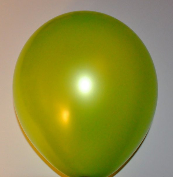 Metalik Parlak Sedefli Yeşil Renk Balon 100 Adet