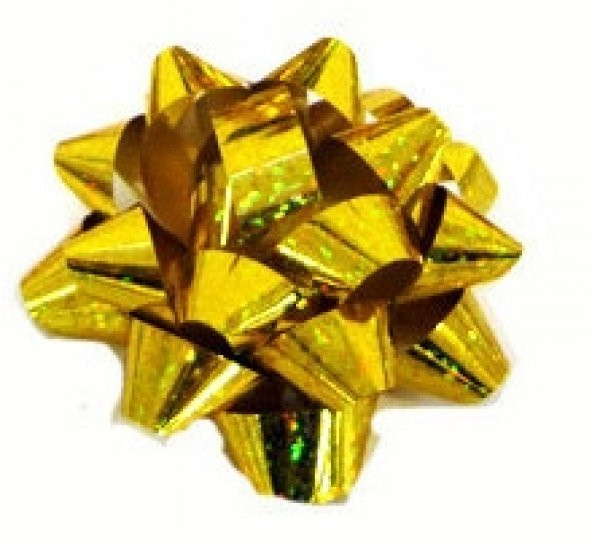 Gümüş Gold Seçenekli Metalize Fiyonk 5 Cm 100 Adet
