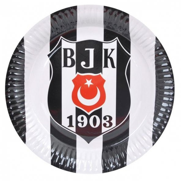 Doğum Günü Partisi Lisanslı BJK Beşiktaş Tabak 8 Li