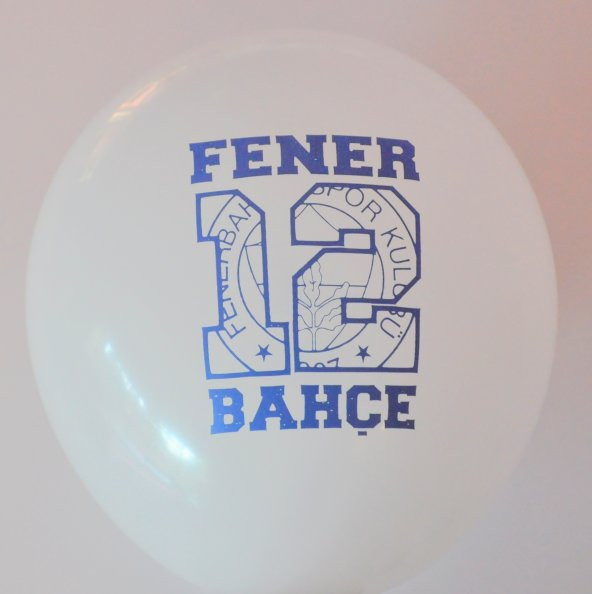 Fenerbahçe Taraftarına Özel Baskılı Karışık Renk Balon 100 Adet