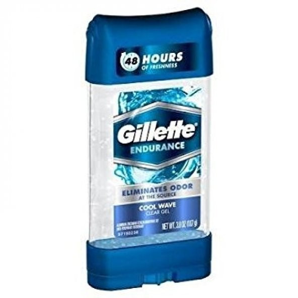 Gillette Endurance Elımınates Odor Cool Wave Gel Deodorant 107 Gr