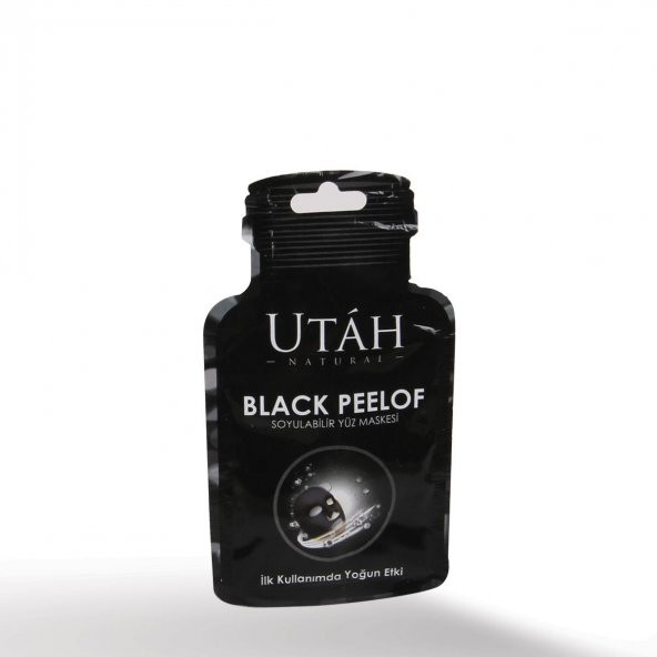 Utah Soyulabilir Siyah Maske 15 ml