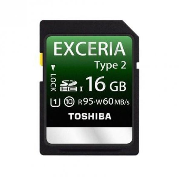 Toshiba 16GB SD Hafıza Kartı Exceria Type-2 C10 U1 95MB/s