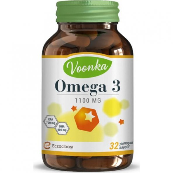 Voonka Omega 3 1100 mg 32 Kapsül
