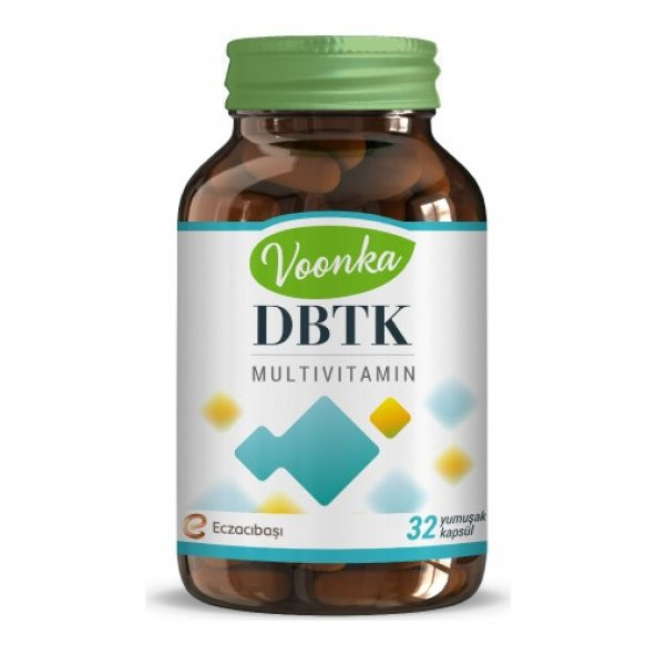 Voonka DBTK Multivitamin 32 yumuşak kapsül