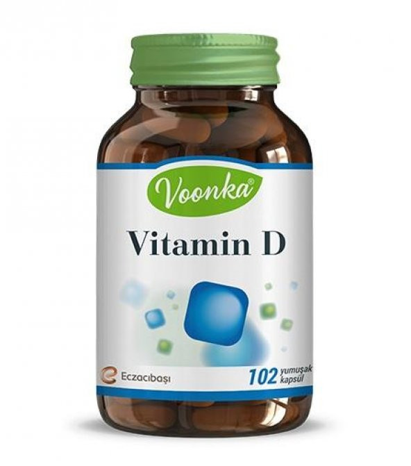 Voonka Vitamin D 102 yumuşak kapsül