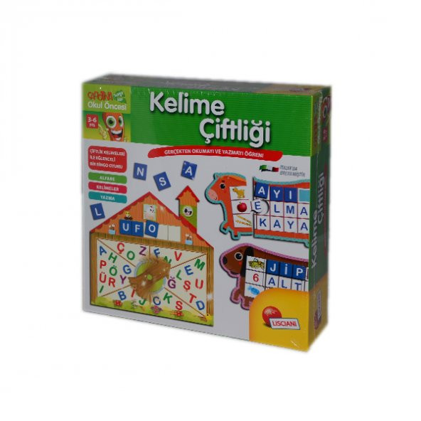 Yabidur Oyuncak Kelime Çiftliği 3-6 Yaş Eğitici Oyun