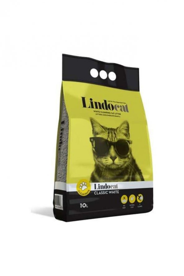 Lindo Cat Topaklaşan Kokusuz Kalın Taneli Kedi Kumu 10 LT
