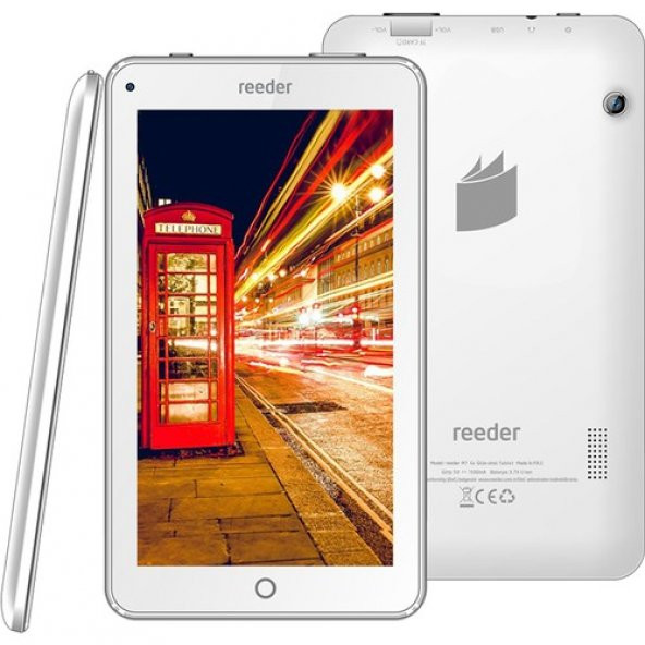 Reeder M7 Go 8GB 7" IPS Tablet Gümüş (Resmi Distribütör)