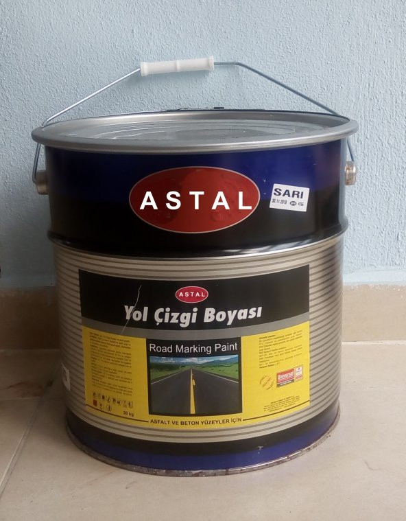 YOL ÇİZGİ Boyası ,20 Kg , TSE BELGELİ, ASFALT ve BETON BOYASI