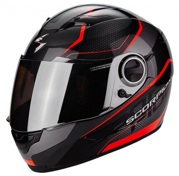 Scorpion Exo-490 Vision Kapalı Kask (Kırmızı)