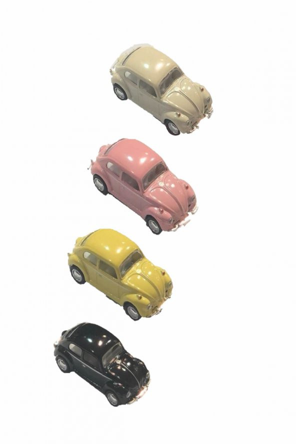 4 Lü Mini Tosbağa Çek Bırak Araba Df-Vw-005